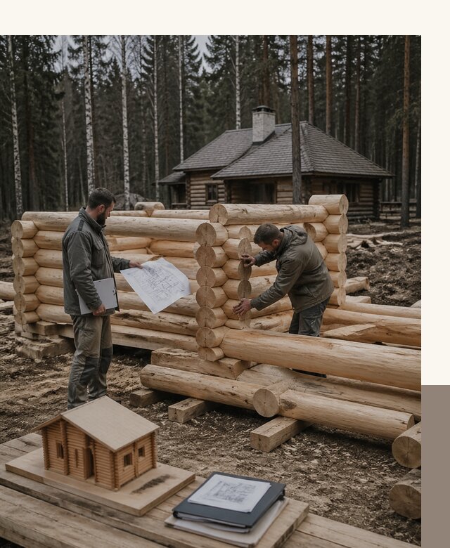 Проектирование и строительство домов из бревна в Устях-Илимске